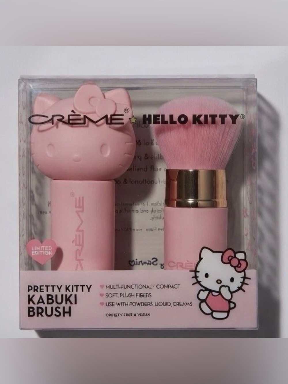 Limited Edition Sanrio Hello Kitty Pretty Kitty Kabuki Makeup Brush